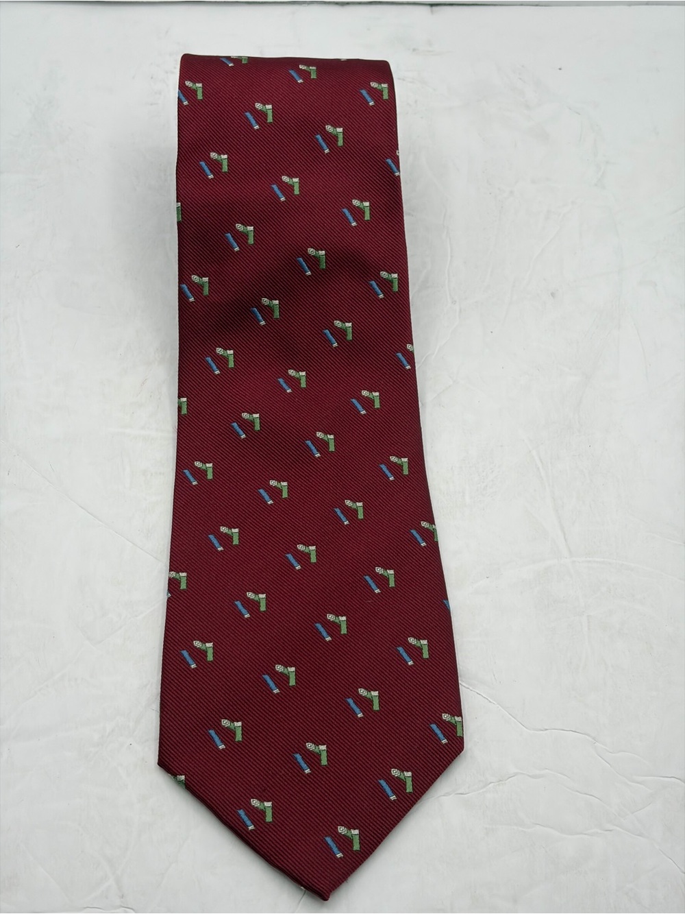 Logsdail Classic Silk Tie - Shotgun Shell Print - Sporting Life Collection